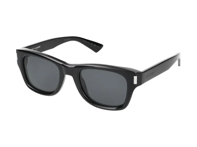 Saint Laurent Sl Sunglasses — Black Acetate in Black from HEWI