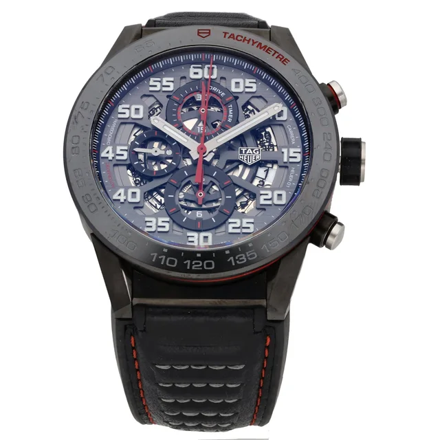 TAG Heuer Carrera CAR2A1H 45mm PVD Stainless Steel Watch from H&T