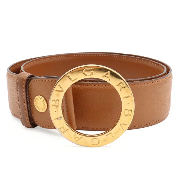 Bvlgari Bvlgari Leather Belt in Leather from LuxUness