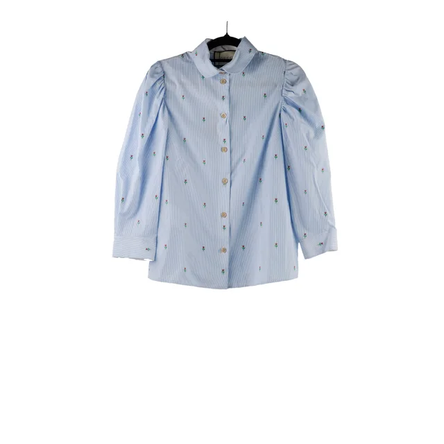 Gucci Women's Floral Shirt Light Blue Size in Blue from The Purse Affair