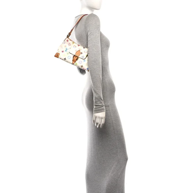 Louis Vuitton Monogram Multicolor Eliza White in White Coated canvas from FASHIONPHILE, photo 2 of 9