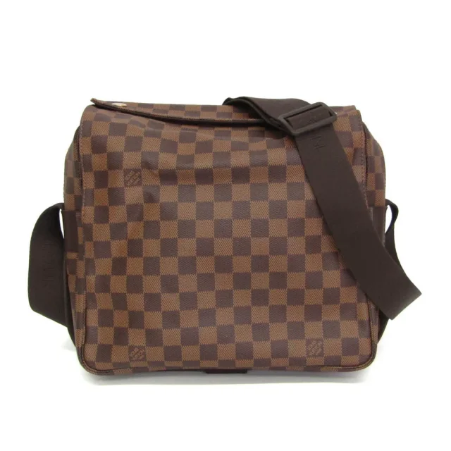 Louis Vuitton Damier Naviglio N45255 Men,Women Shoulder Bag Ebene in Brown Damier Canvas from Elady