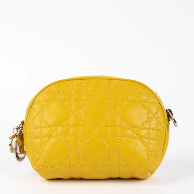 Dior Yellow Cannage Pouch in Yellow from Labellov, photo 4 of 5
