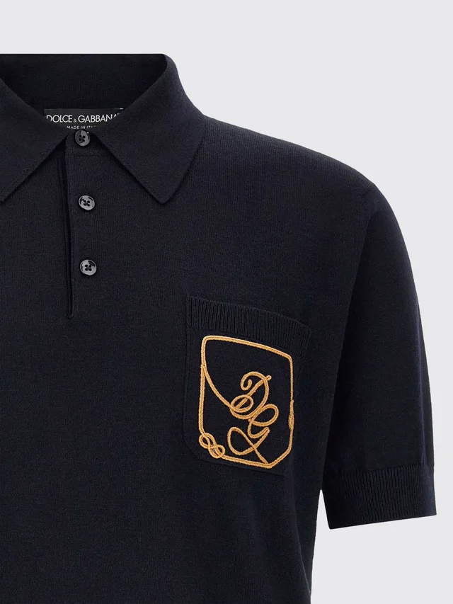 Dolce & Gabbana Logo Embroidered Polo Shirt, photo 3 of 3 from SENSER