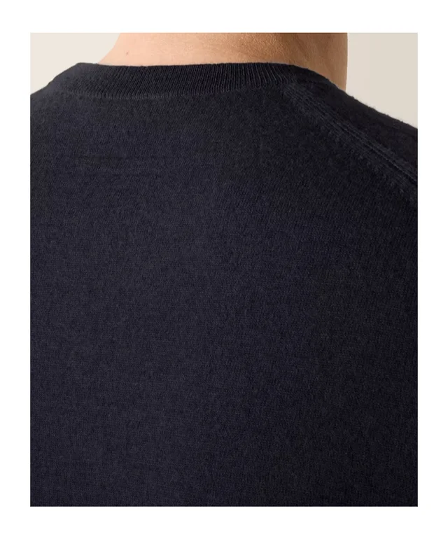 Zegna navy blue Oasi cashmere crewneck sweater, photo 5 of 5 from SENSER