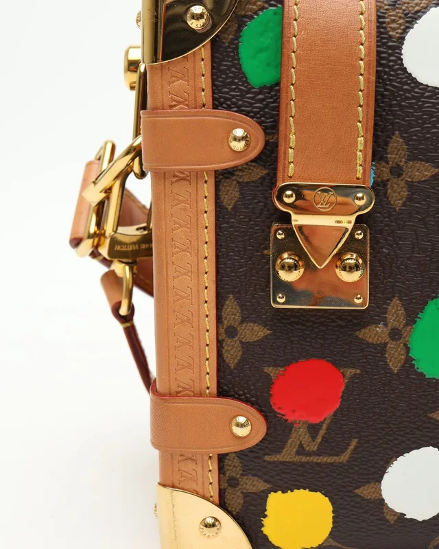 Louis Vuitton Yayoi Kusama 2023 Monogram 3D Dots Side Trunk Bag in Coated canvas from A Retro Tale, photo 9 of 11