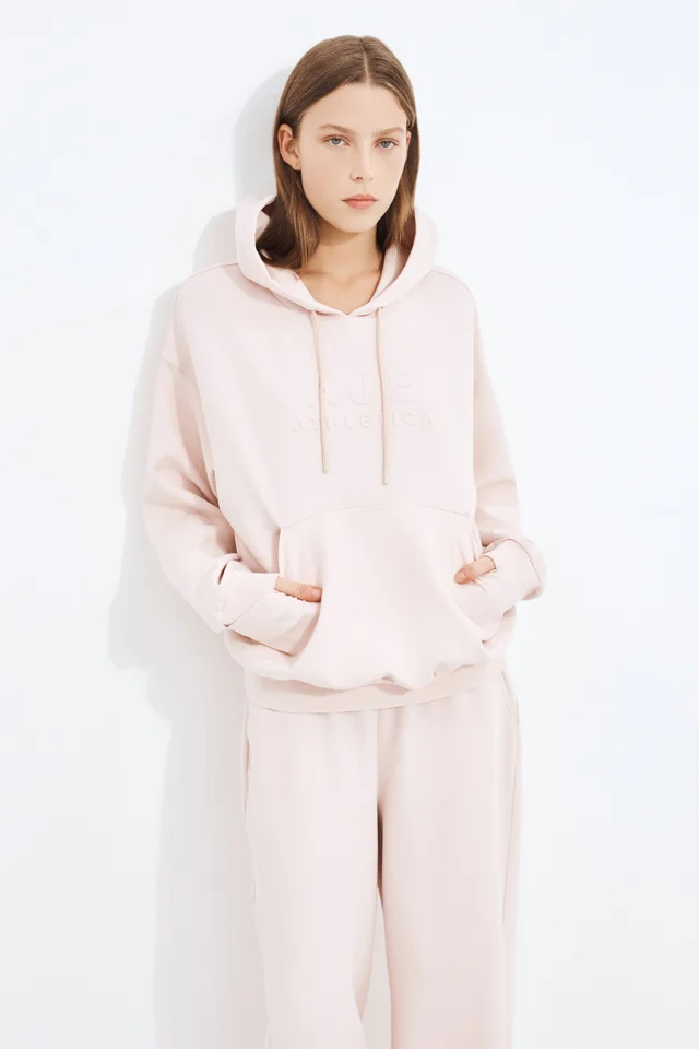Athletica AA Logo Crew Hoodie in Pink from Aje, photo 1 of 1