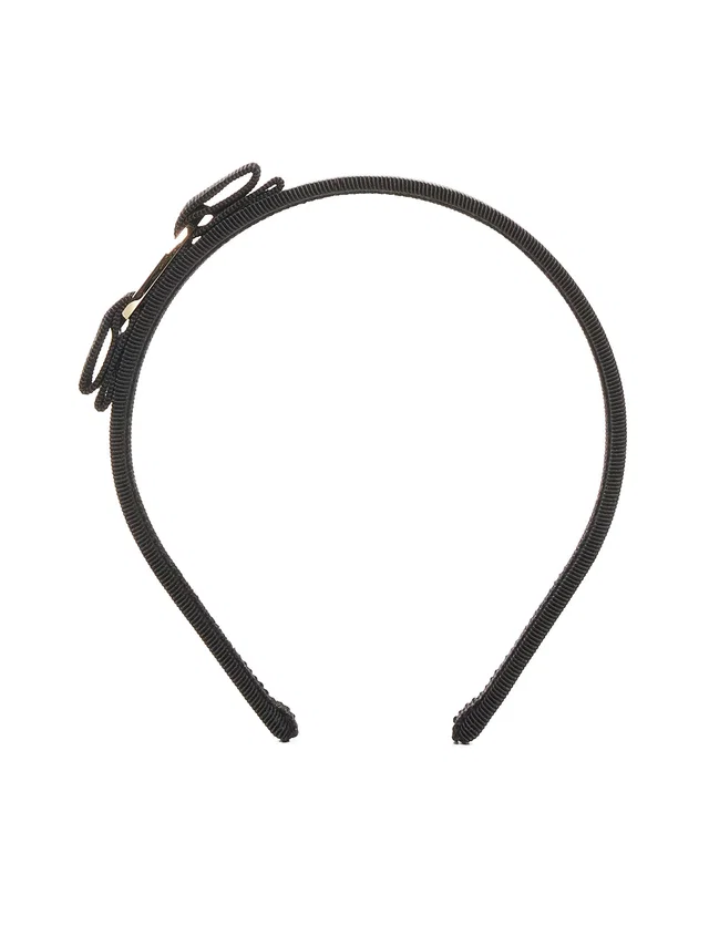 Ferragamo Headband — Black Cotton Headbands in Black from HEWI