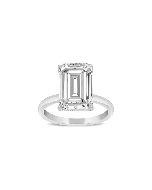 Lab Grown Diamonds 18K 6.15 ct. tw. Lab-Grown Diamond Solitaire Ring, image 1 of 1 from Rue La La