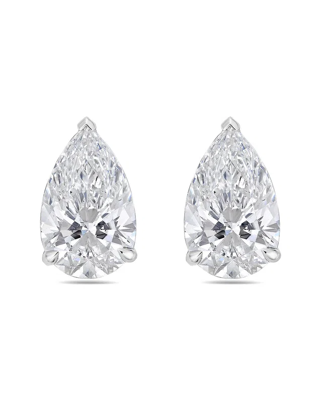 Diana M Lab Grown Diamonds Diana M. 14K 4.00 ct. tw. Lab-Grown Diamond Earrings, image 1 of 1 from Gilt