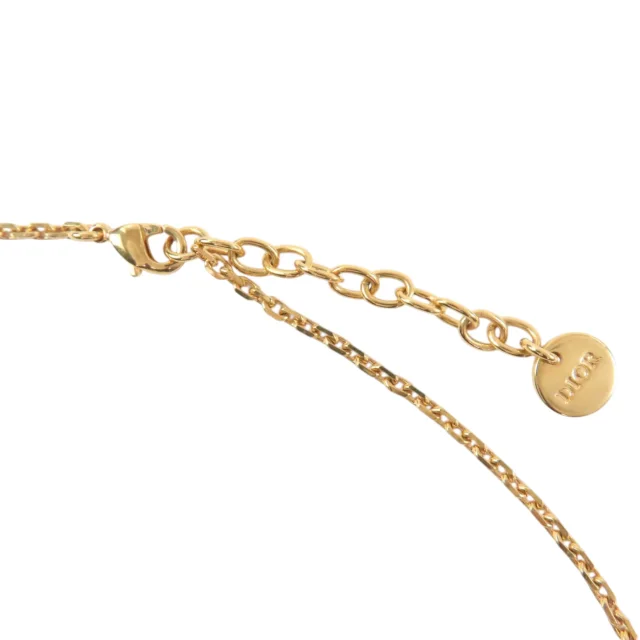 Dior Plated CD Mother of Pearl Destiny Necklace in gold from Her-Age, photo 7 of 8