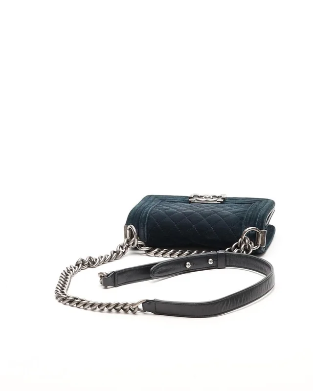 Chanel Small Velvet Boy Bag in Velvet from A Retro Tale, photo 5 of 10