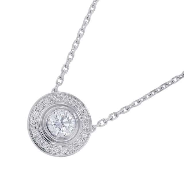 Cartier Damour Diamond Pavé Setting NecklaceN7406700 18K White Gold in White from GALLERY RARE