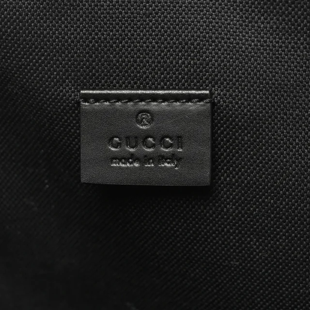 Gucci GG Supreme Monogram Web Belt Bag Black Grey in Black Coated canvas from FASHIONPHILE, photo 6 of 10
