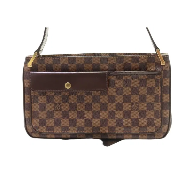 Louis Vuitton Damier Aubagne Shoulder Bag in Leather from The Reluxe