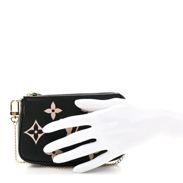 Louis Vuitton Empreinte Monogram Giant Mini Pochette Accessories Black in Black Coated canvas from FASHIONPHILE, photo 2 of 7