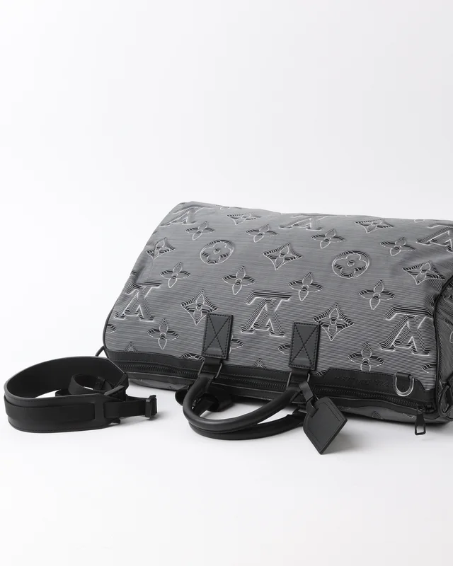 Louis Vuitton 2054 Monogram Keepall Bandouliére 50 Weekend Bag in Nylon from A Retro Tale, photo 5 of 6