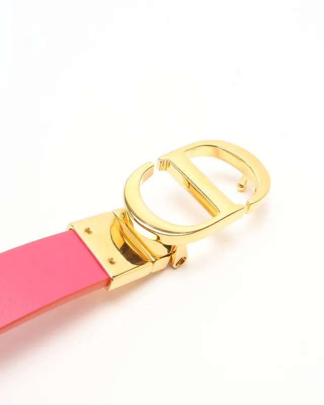 Dior CD Leather Belt, Size 75 in Leather from A Retro Tale, photo 4 of 5