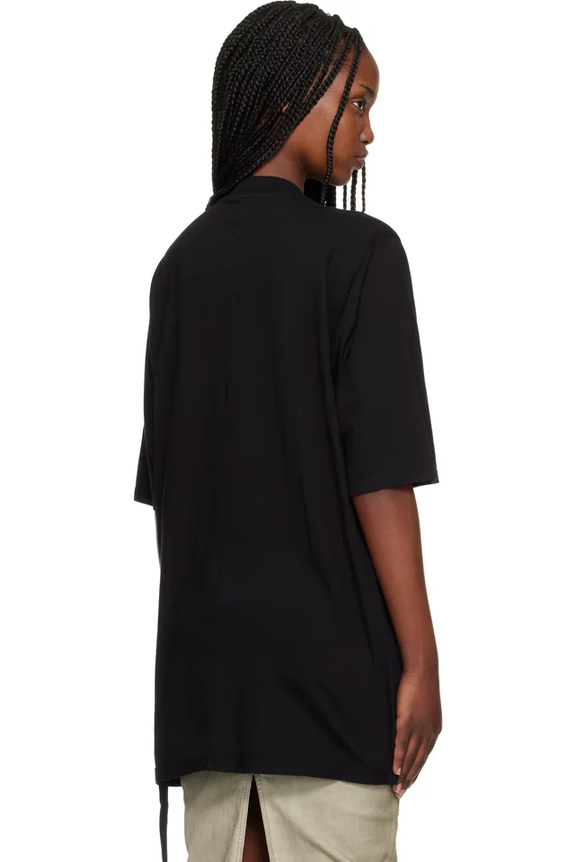 Rick Owens DRKSHDW Black Temple Jumbo S/S T-shirt, photo 3 of 4 from SSENSE