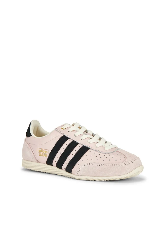 adidas Originals Japan Sneaker in Sand Pink, Core Black & Gold Metallic, photo 2 of 6 from REVOLVE (Canada)