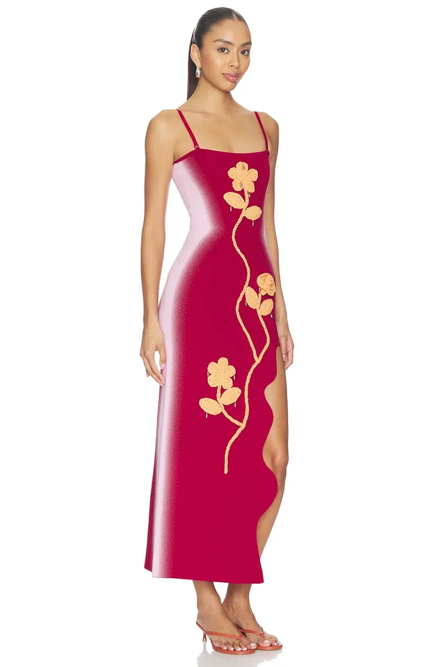 PH5 Sherry Crochet Maxi Tank Dress in Red Wine, photo 3 of 6 from REVOLVE (Canada)