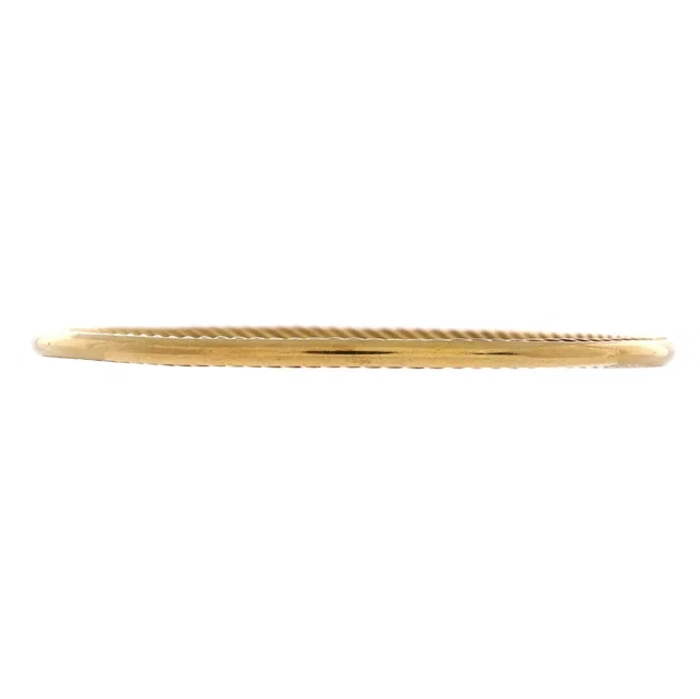 David Yurman 3mm Cable Inside Out Bangle Bracelet 18k Yellow Gold in gold from Poshmark