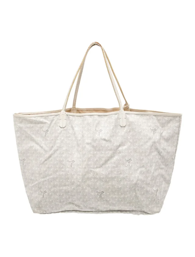 Goyard Goyardine St. Louis PM Vintage in white Canvas from The RealReal