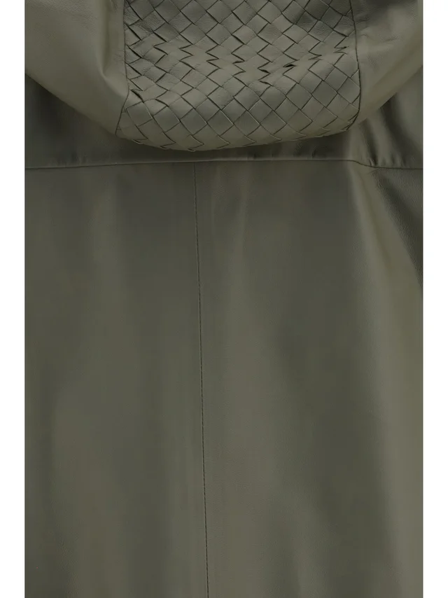 Bottega Veneta Lightweight nappa leather Jacket with Intrecciato Hood, photo 3 of 3 from SENSER