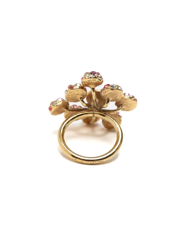 Louis Vuitton Rhinestone 1001 Nuits Cocktail Ring, Size 49 from A Retro Tale, photo 2 of 11