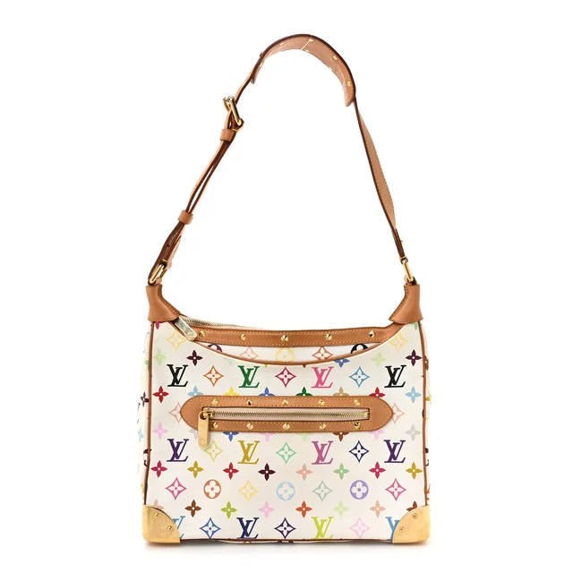 Louis Vuitton Boulogne Monogram Coated Canvas Bag - White in White Coated canvas from H&T