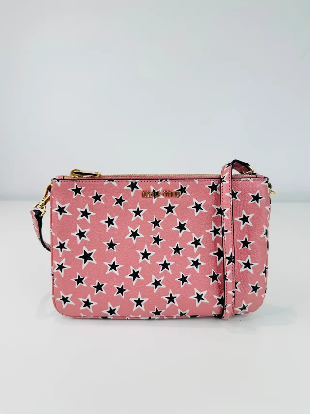 Miu Miu Leather Crossbody Bag in Leather from Edit Second Hand