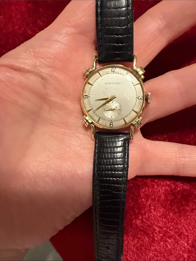 Vintage 14k Gold Case Longines Watch; Is Running W Genuine Snake Band; High End in gold|black from Poshmark