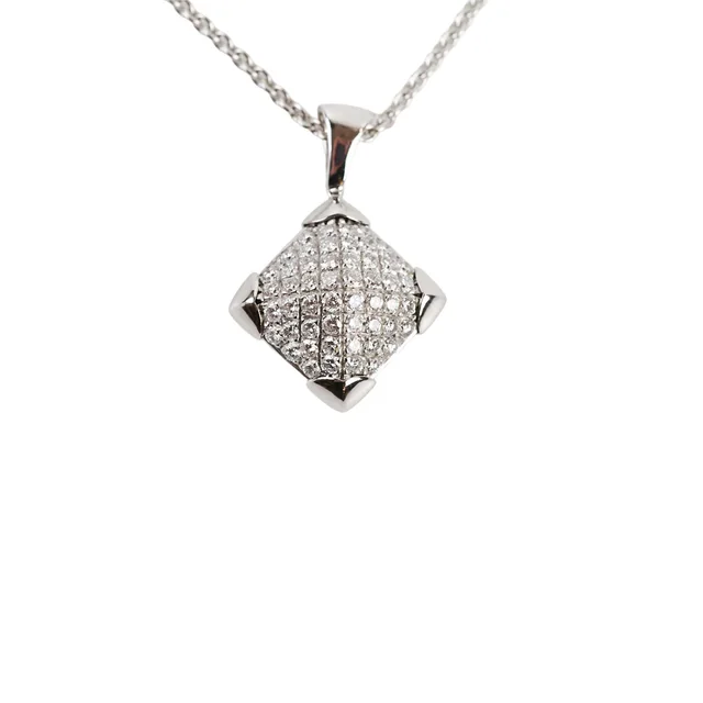 Bvlgari Piramide Diamond Necklace from The Purse Affair