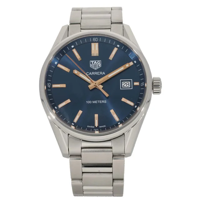 TAG Heuer Carrera WAR1112 39mm Stainless Steel Watch from H&T