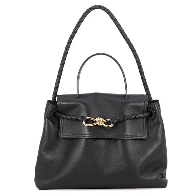 Bottega Veneta Ciao Bag Black Leather Size Medium in Black Leather from GALLERY RARE