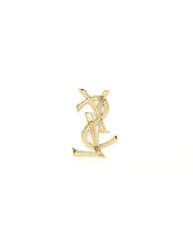 Saint Laurent Logo Brooch from A Retro Tale, photo 2 of 3