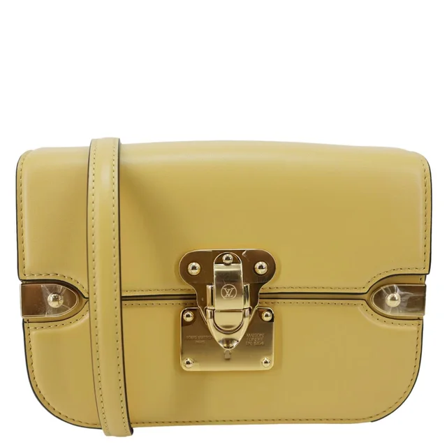 Louis Vuitton Orsay MM Leather Crossbody Bag Yellow in Yellow Leather from Dallas Designer Handbags