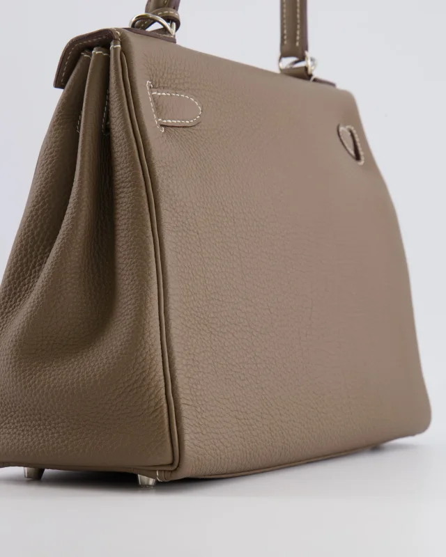 Hermès Kelly 28 Retourne Bag in Taupe Togo leather from Sellier, photo 16 of 23