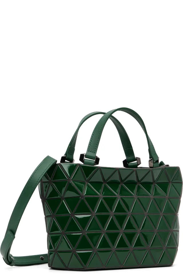 BAO BAO ISSEY MIYAKE Green Crystal Gloss Bag, photo 2 of 4 from SSENSE