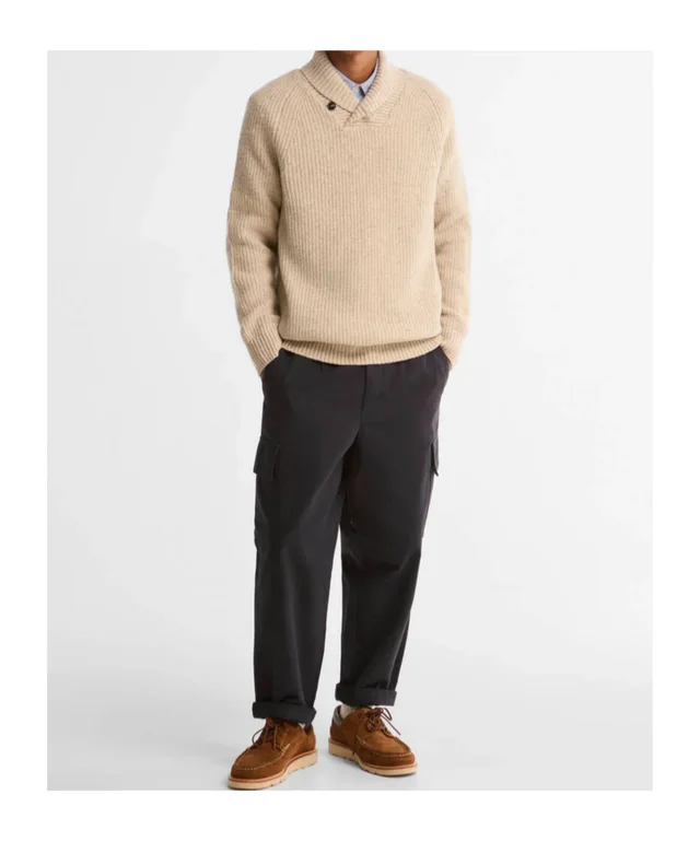 Barbour Shawl collar chunky knit sweater, photo 5 of 5 from SENSER