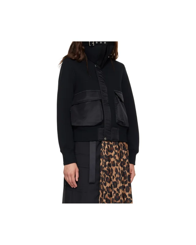 Sacai Buckled High-Neck Oversized Jacket, photo 5 of 9 from SENSER