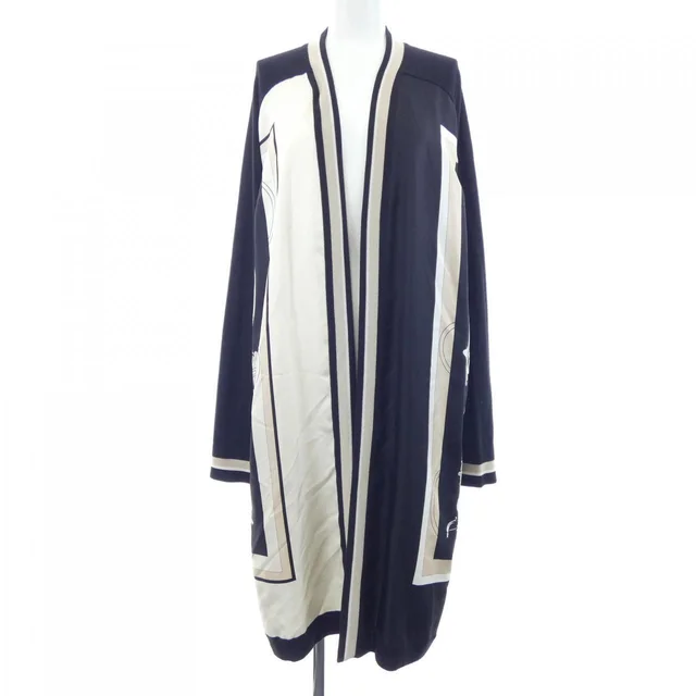 Hermès Ex-Libris Twillaine Long Cardigan in Silk from The Reluxe