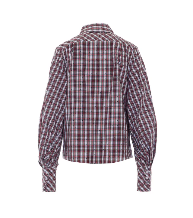 Essentiel Antwerp Kalmia Checked Oversized Shirt, photo 2 of 9 from SENSER