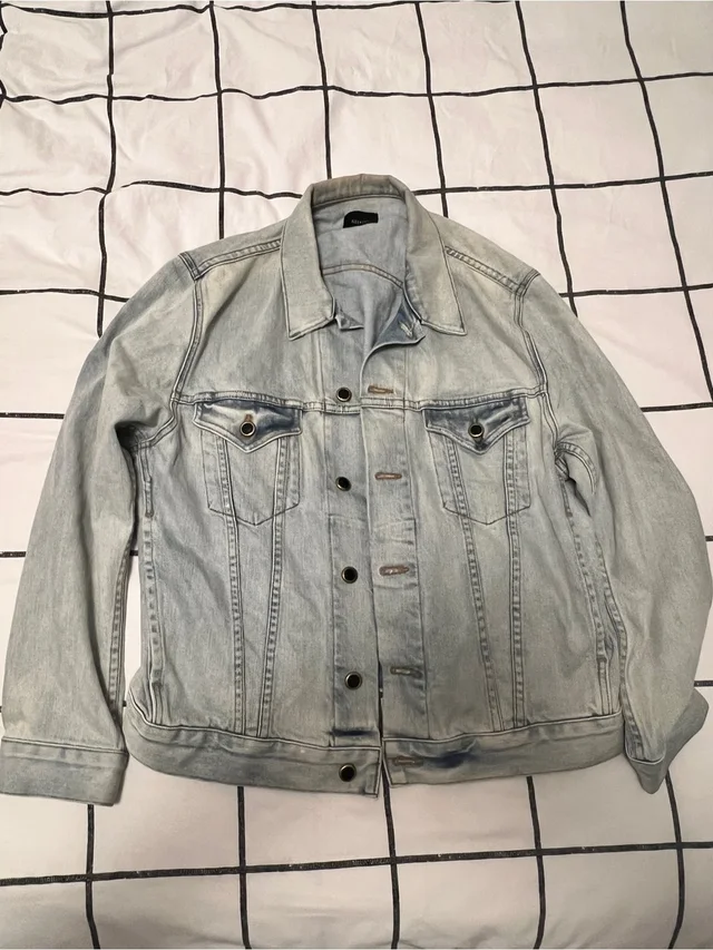 Khaite Light Wash Denim Jacket in blue Denim from Poshmark