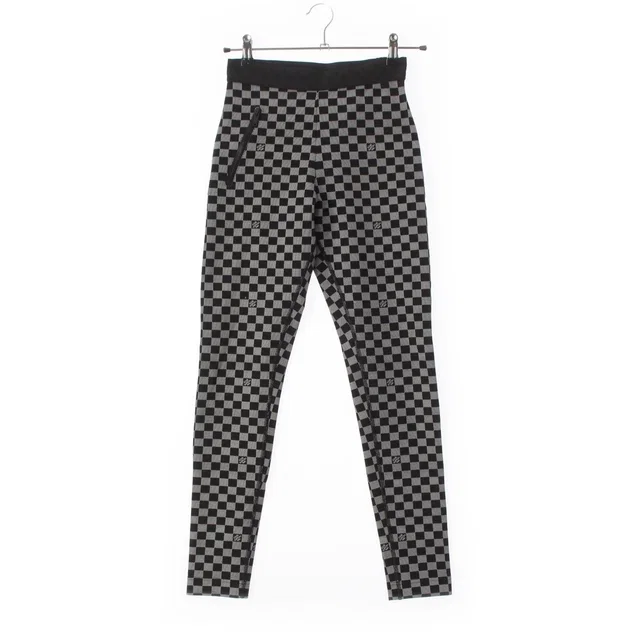 Louis Vuitton Damier Leggings Pants Black White 34 in Black Nylon from The Reluxe