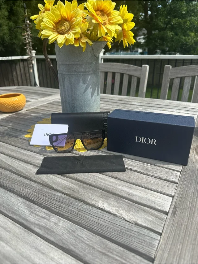 Dior Shield Sunglasses in black from Poshmark