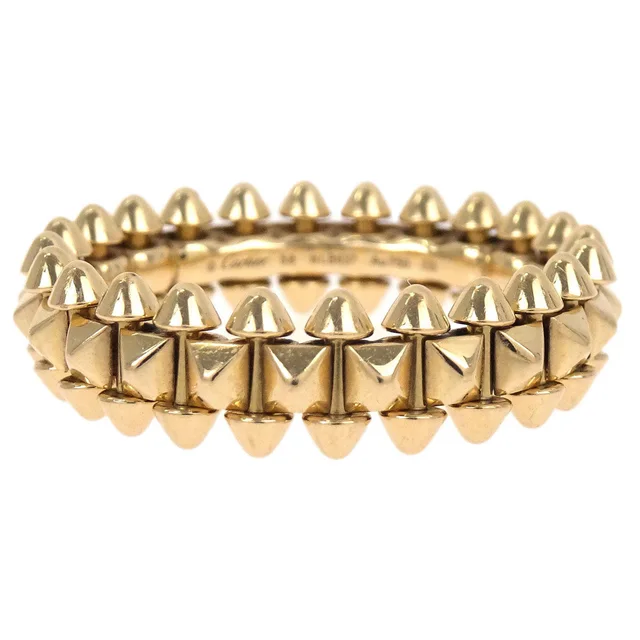 Cartier Clash Ring NLB637 Au750 Gold #58 #57 Jewelry in Gold from AMORE Vintage Tokyo