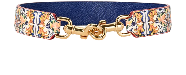 Dolce & Gabbana Bag Strap in Blue Leather from Designer Exchange
