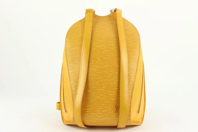 Louis Vuitton Yellow Epi Leather Mabillon Backpack in Yellow Leather from Bagriculture