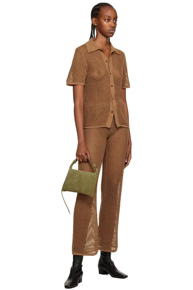 SIR. Brown Dulcie Lounge Pants, photo 4 of 4 from SSENSE